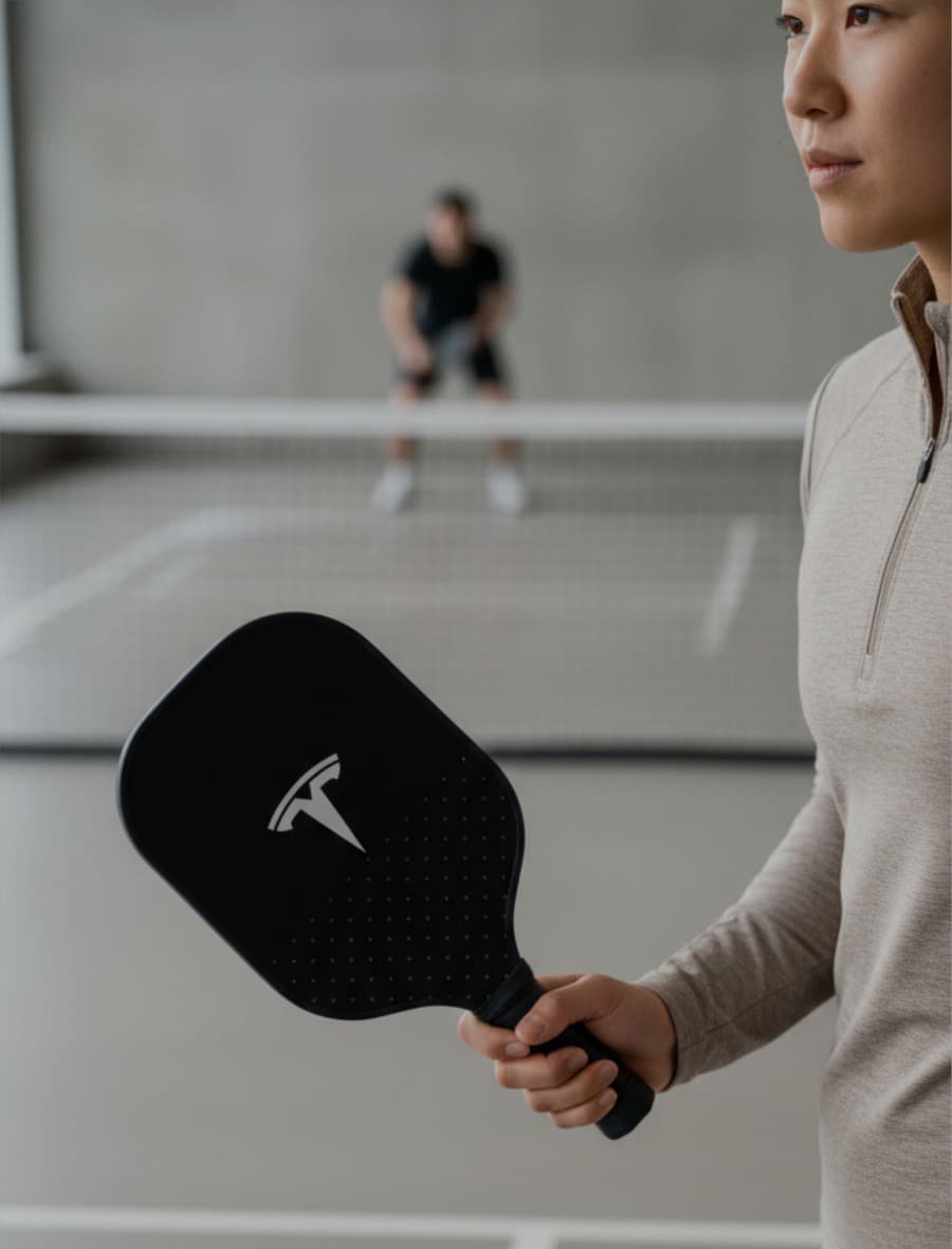 Tesla Branded Pickleball Paddle