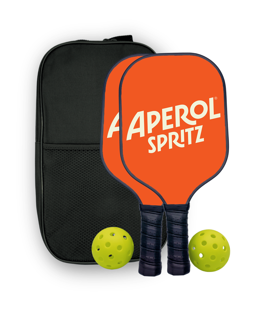 Custom Fiberglass Pickleball Paddle Set — custom-printed paddle for real estate closing gifts