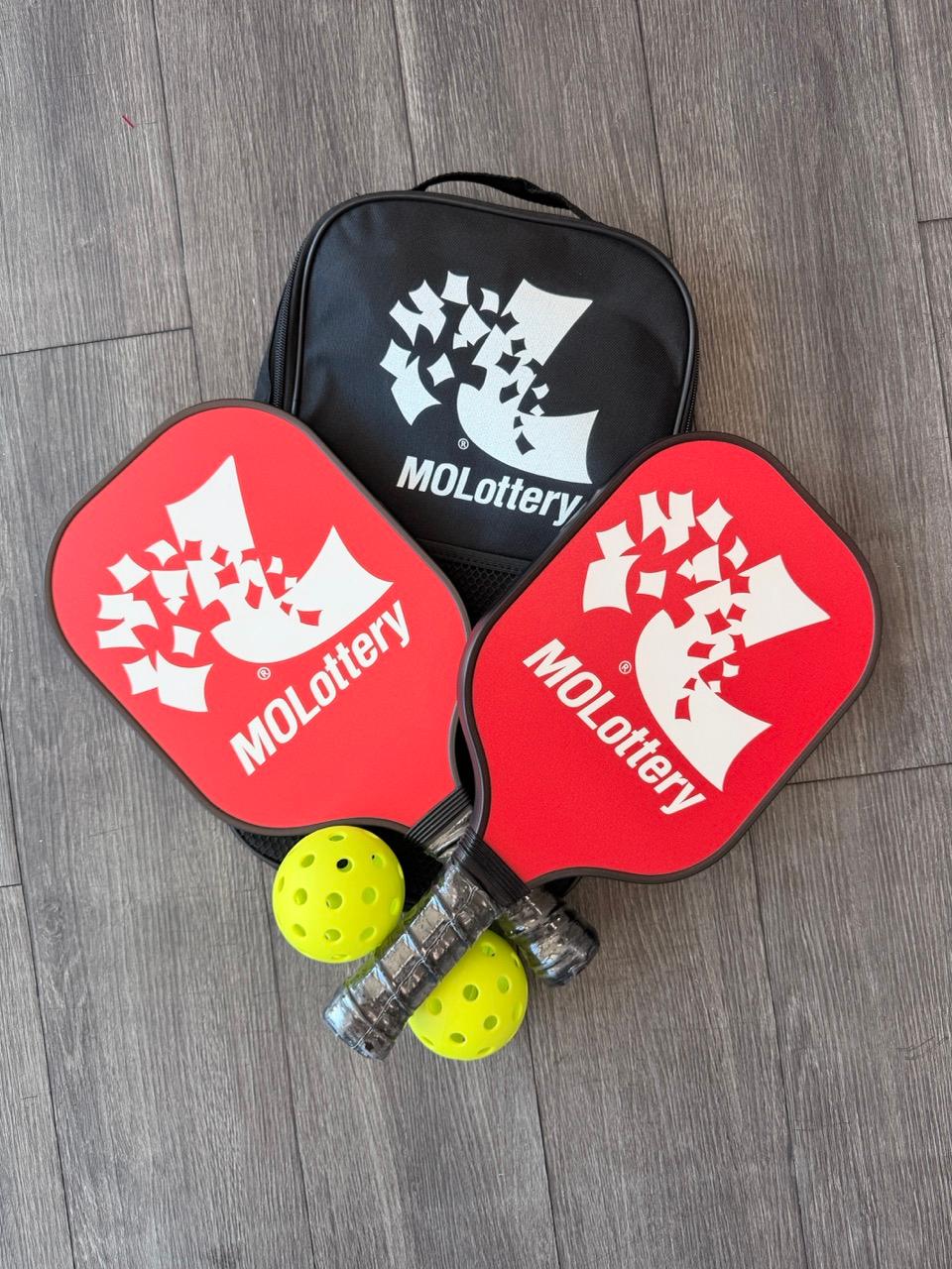 MO Lottery Branded Pickleball Set